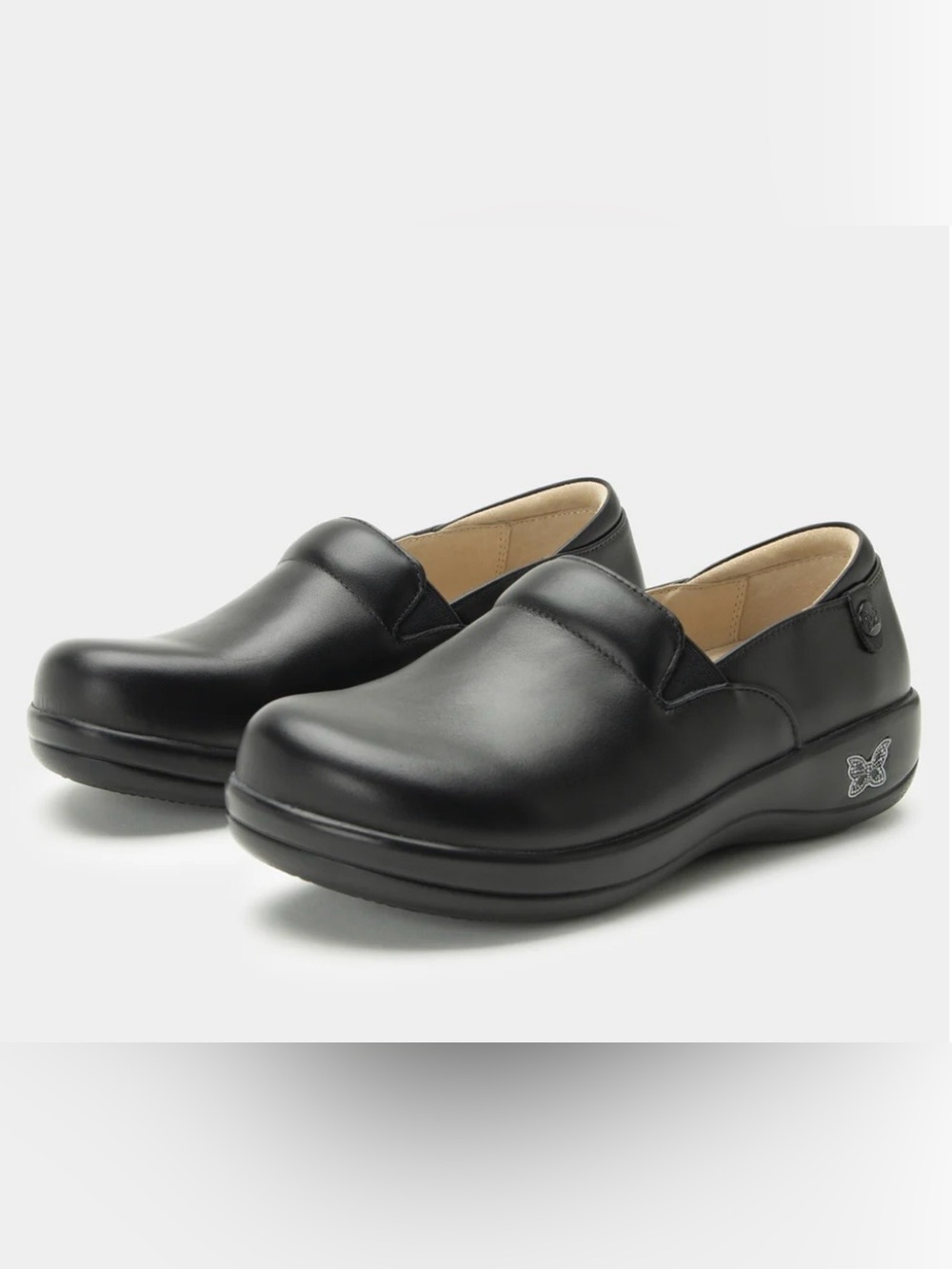 Alegria Keli PRO Black Nurse Shoes Leather Nappa Size EU 39, US 9 Comfy Comfort